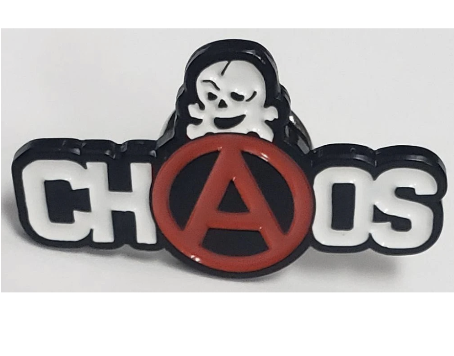 Chaos - A - Metal Badge